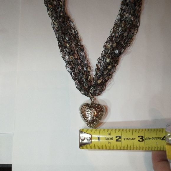 Hand Crocheted Ladder Ribbon Necklace! - Picture 8 of 10